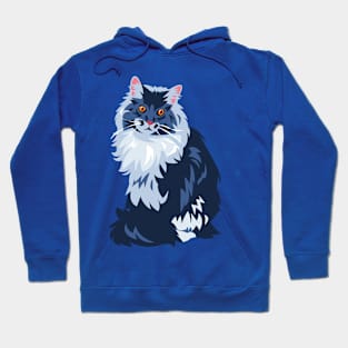 Blue Cat Hoodie